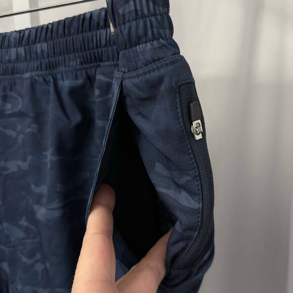 Tasc Recess Shorts Mens XL 5 in Inseam Lined Navy Blue Camo - Picture 7 of 9